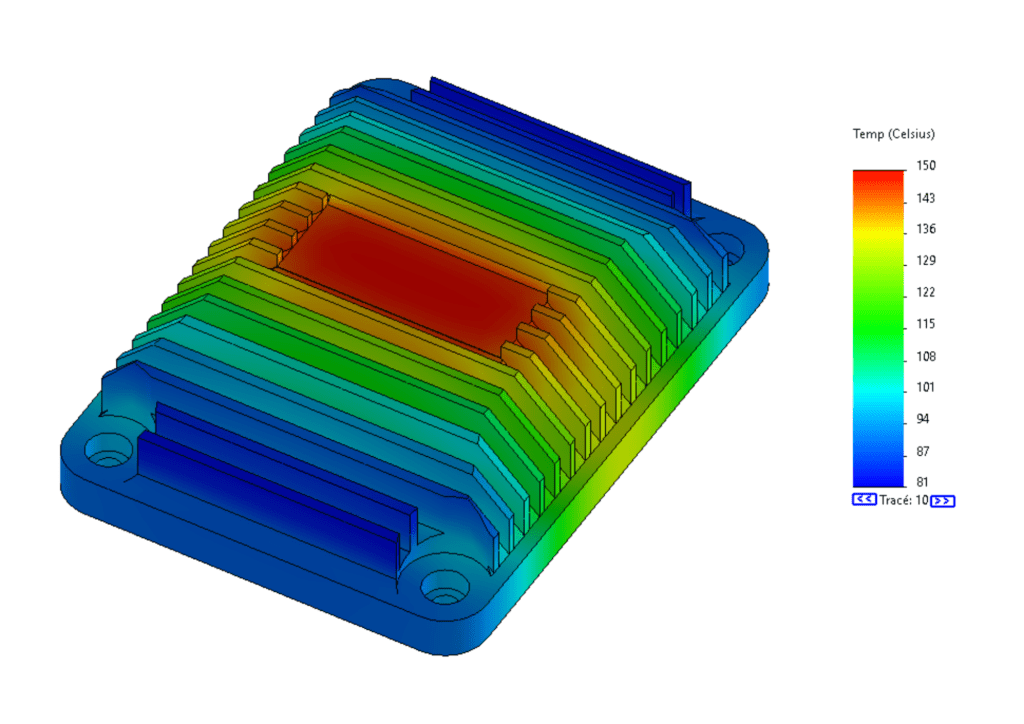 Pièce imprimée en 3D selon le procédé sla